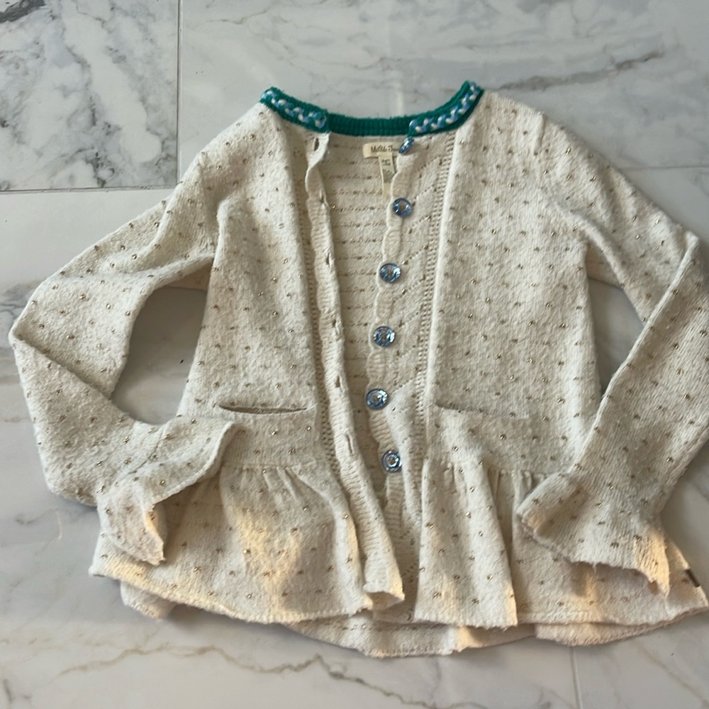 Matilda Jane sweatshirt cardigan